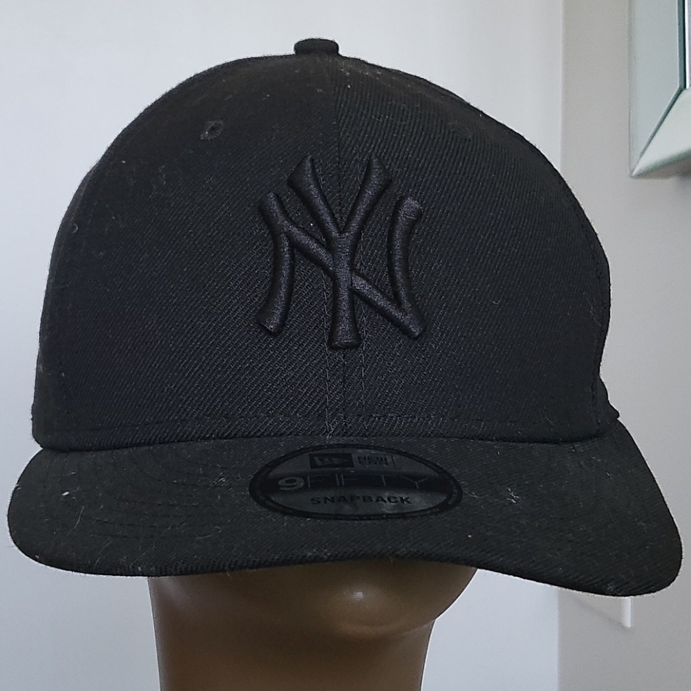 All black NY cap